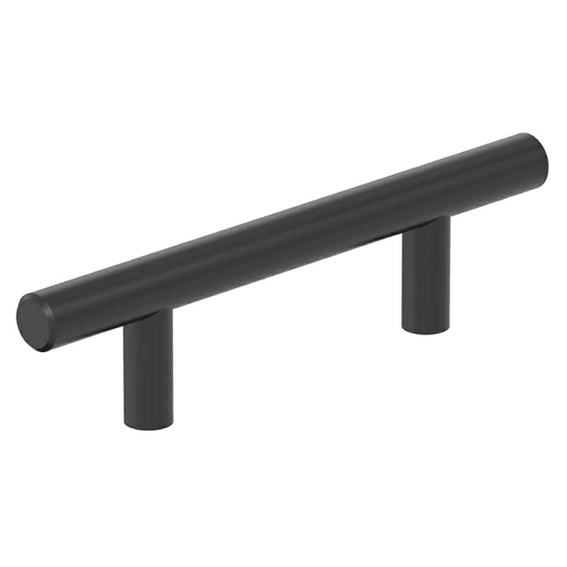 3" Bar Pulls Hollow Cabinet Pull, Matte Black