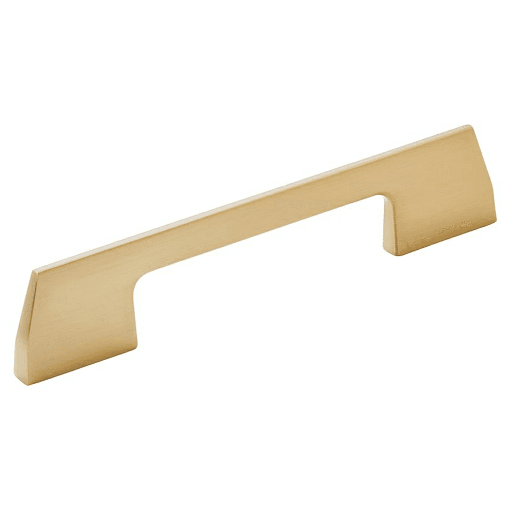 3-3/4" Angle Cabinet Pull, Champagne Bronze
