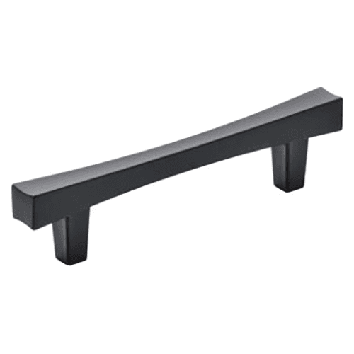 3-3/4" Pailou Cabinet Pull, Matte Black