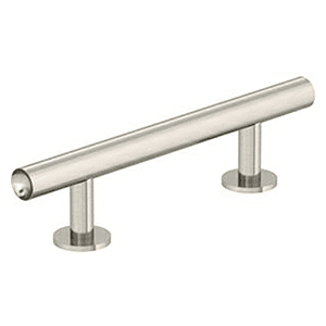 3" Radius Cabinet Pull, Satin Nickel