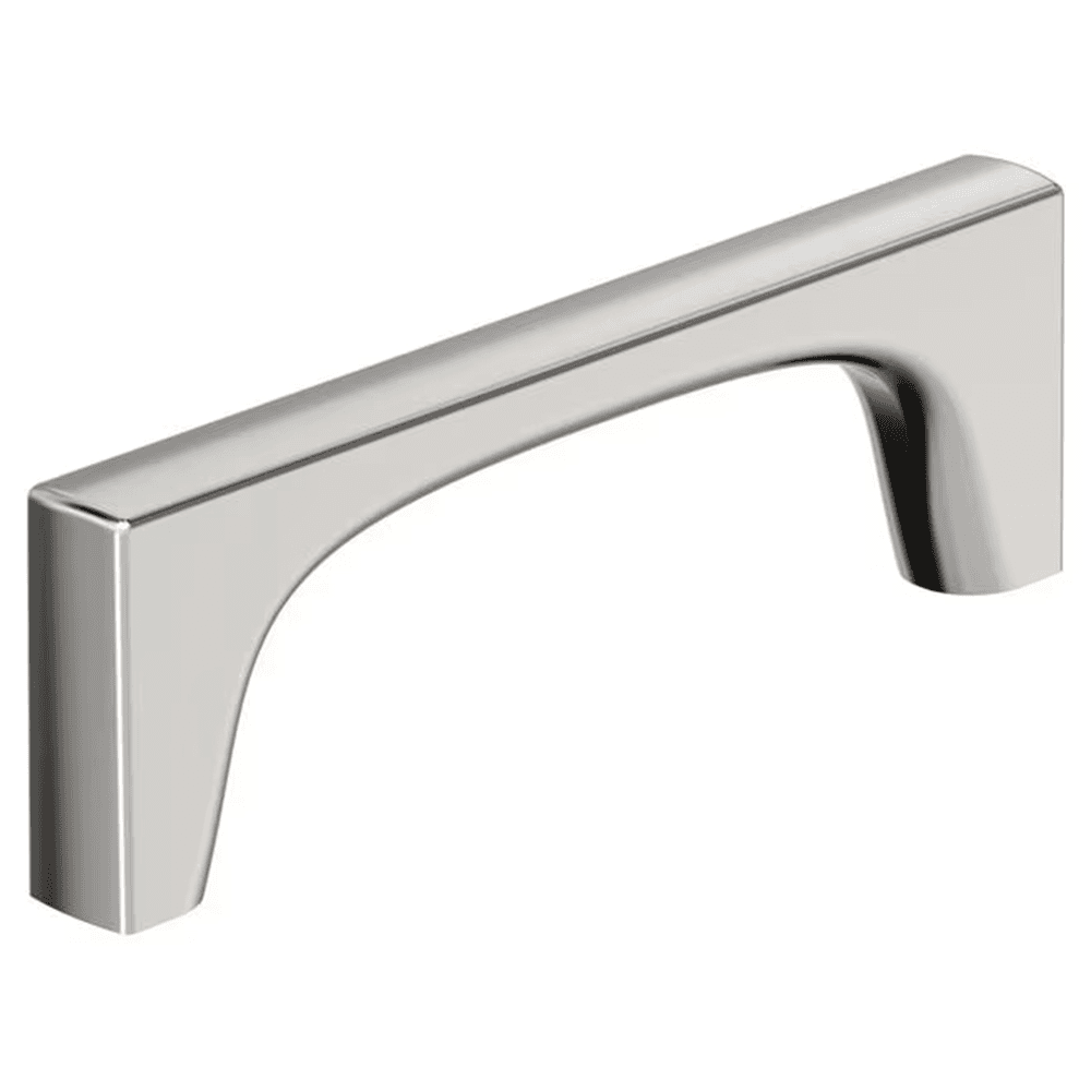 96mm Merced Cabinet Pull, Polished Nickel