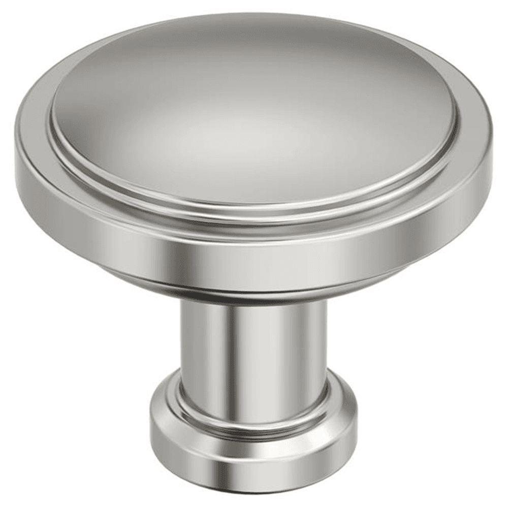 1-1/4" Faircrest Cabinet Knob, Polished Nickel