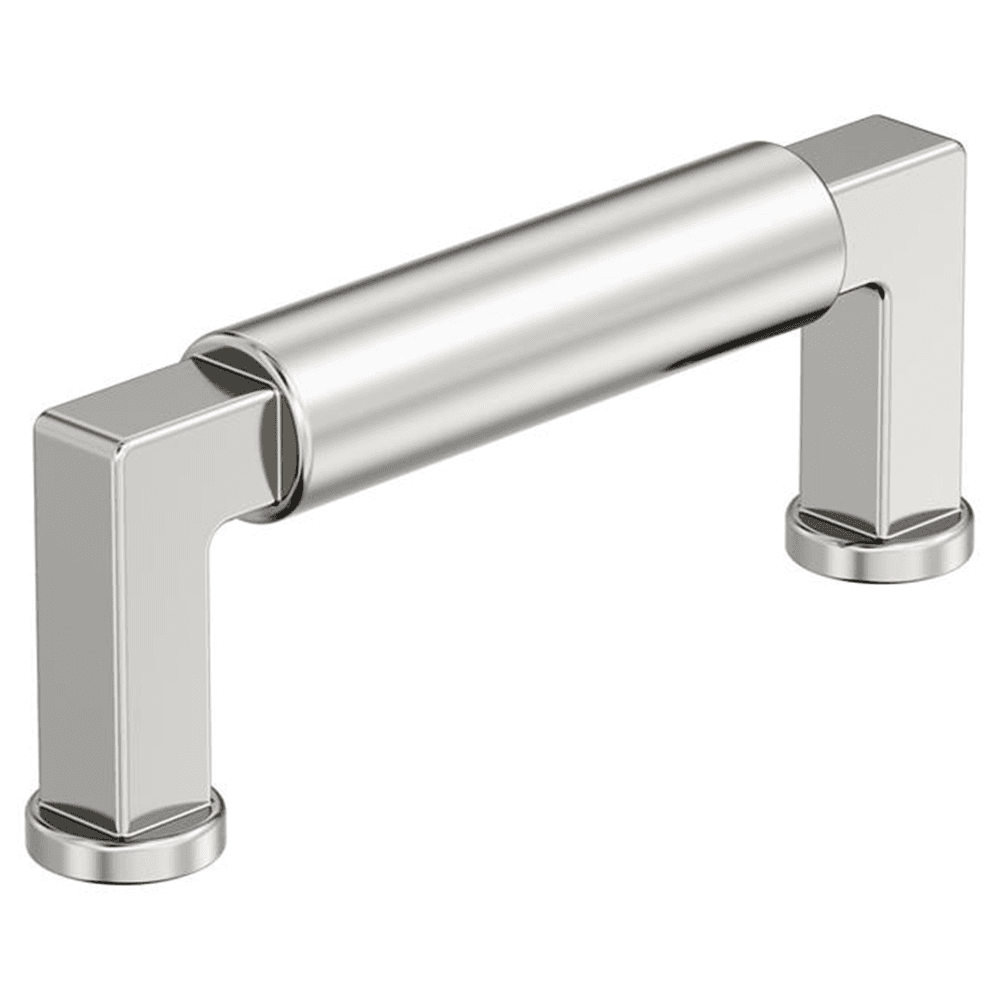76mm Balon Cabinet Pull, Polished Nickel
