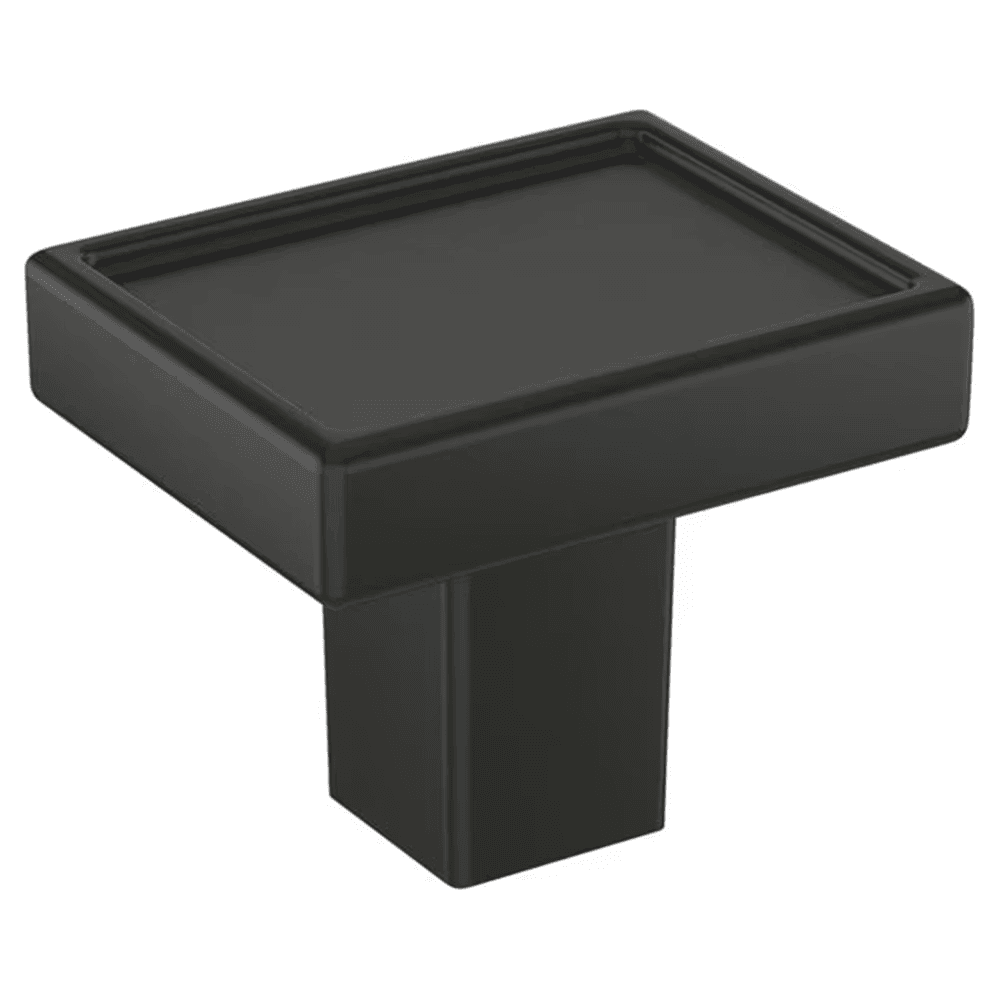 1-1/4" Rockhurst Cabinet Knob, Matte Black