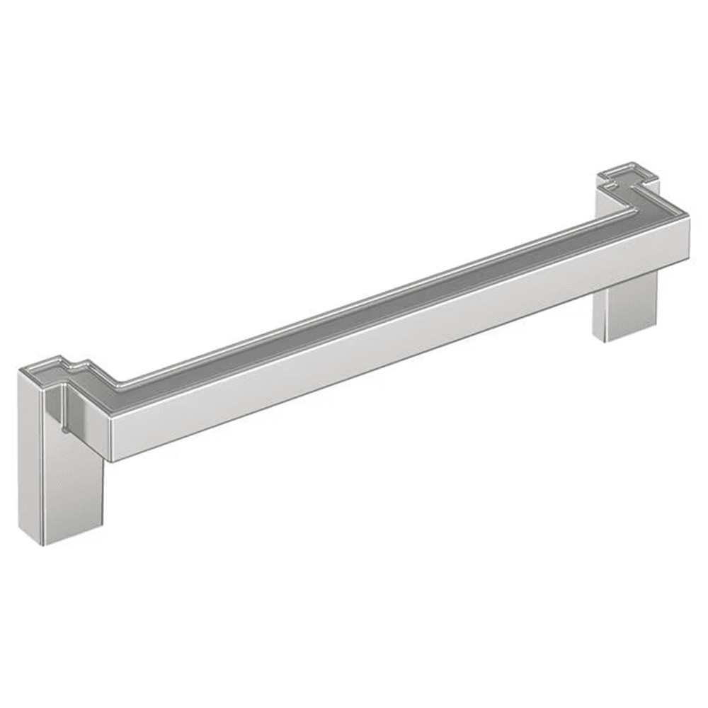 6-5/16" Rockhurst Cabinet Pull, Polished Chrome
