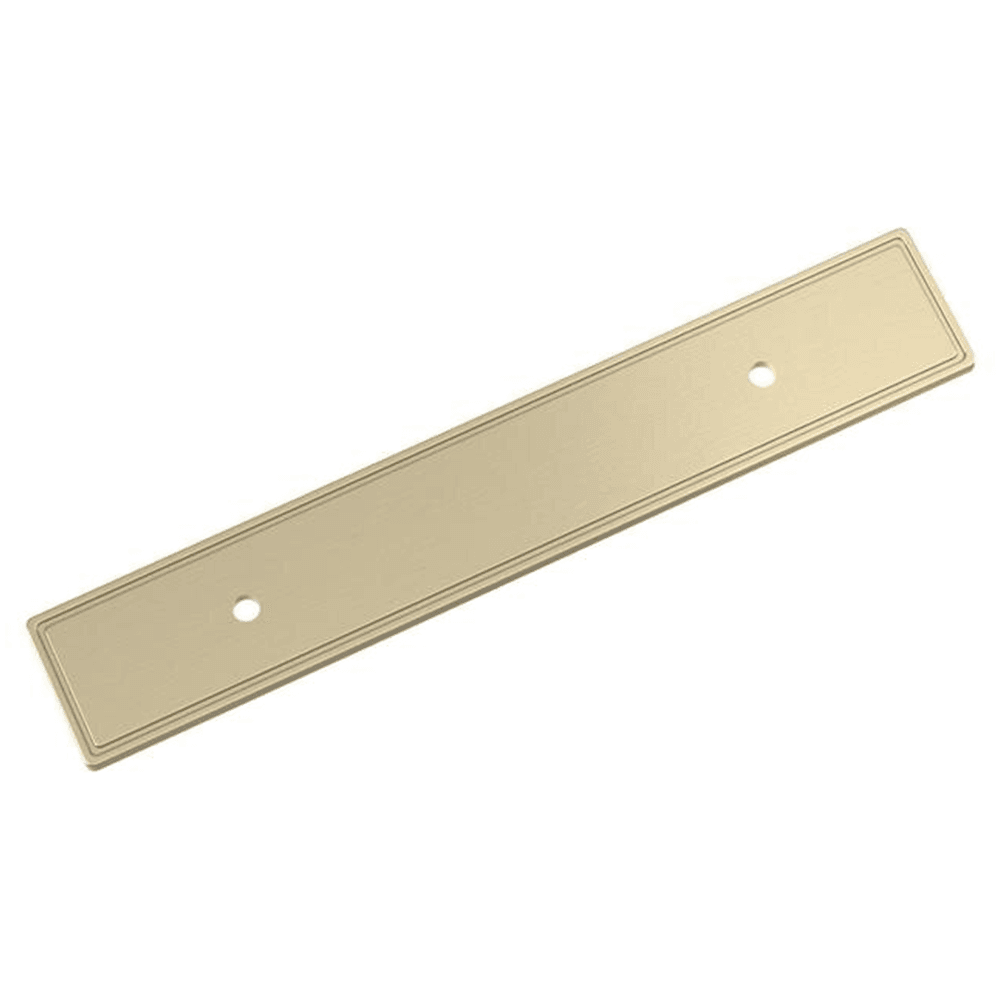 3-3/4" Thoreau Pull Backplate, Golden Champagne