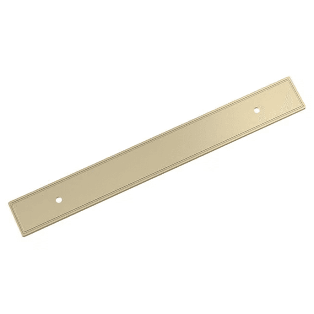 160mm Thoreau Rectangle Backplate, Golden Champagne