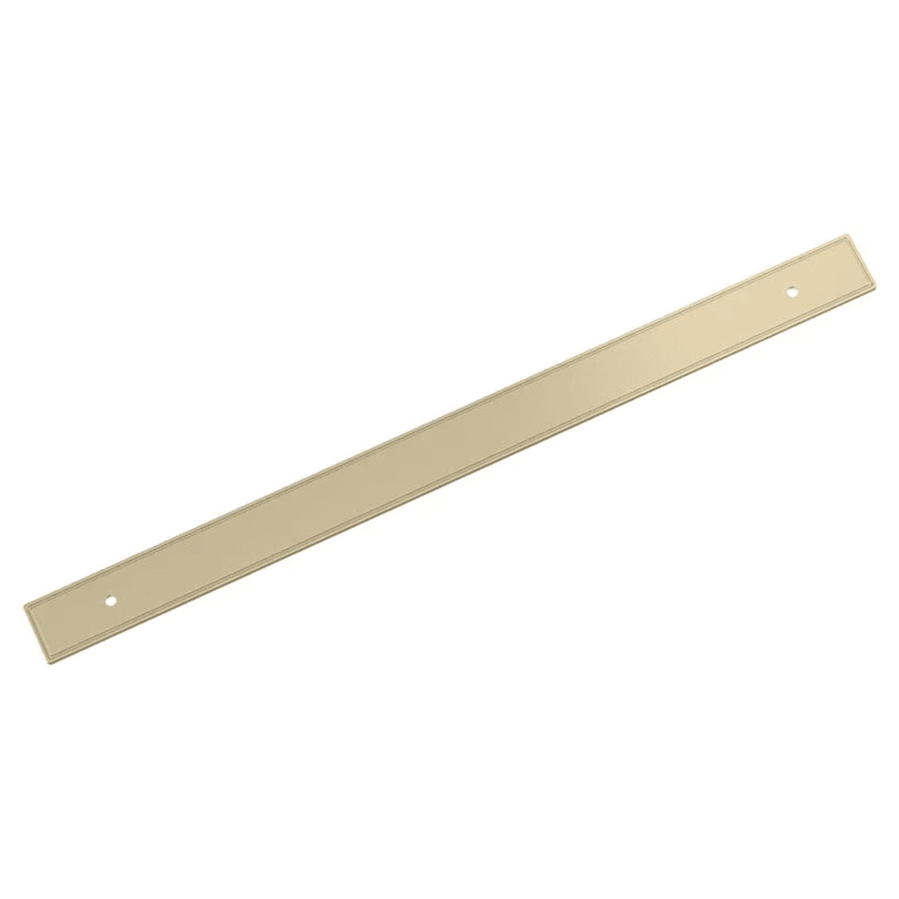 320mm Thoreau Rectangle Backplate, Golden Champagne