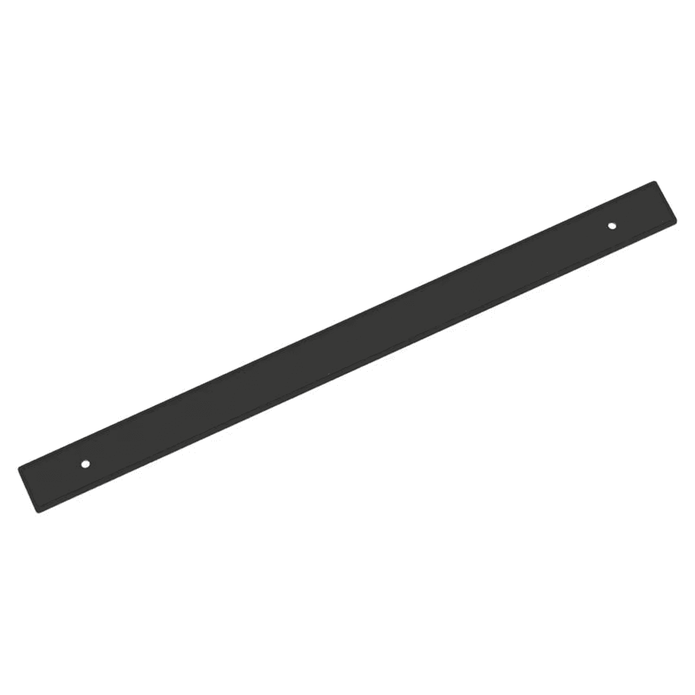 320mm Thoreau Rectangle Backplate, Matte Black