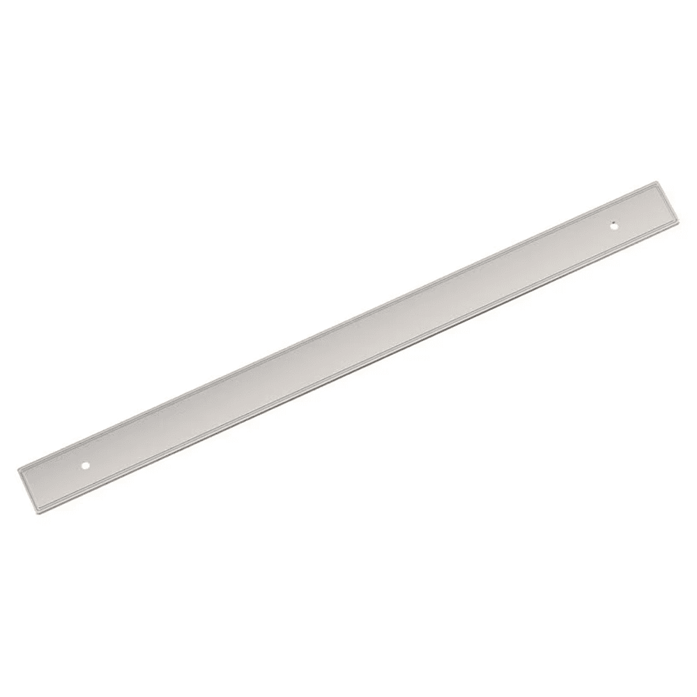 320mm Thoreau Rectangle Backplate, Polished Nickel