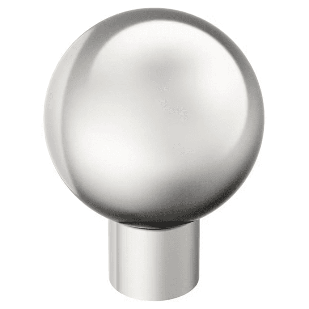 1-1/8" Coble Cabinet Knob, Polished Nickel