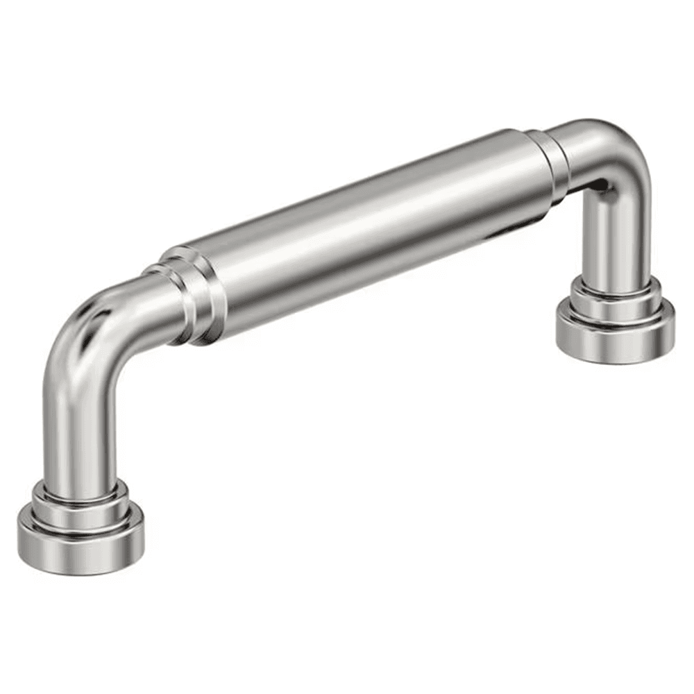 3-3/4" Coble Cabinet Pull, Polished Nickel