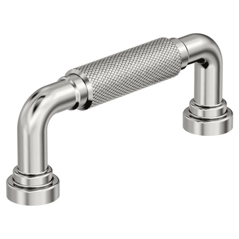 3" Collet Cabinet Pull, Polished Nickel