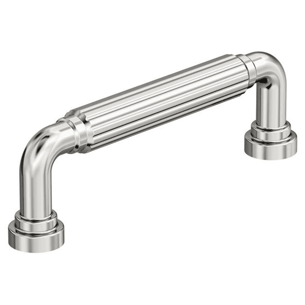 3-3/4" Cowrie Cabinet Pull, Polished Nickel