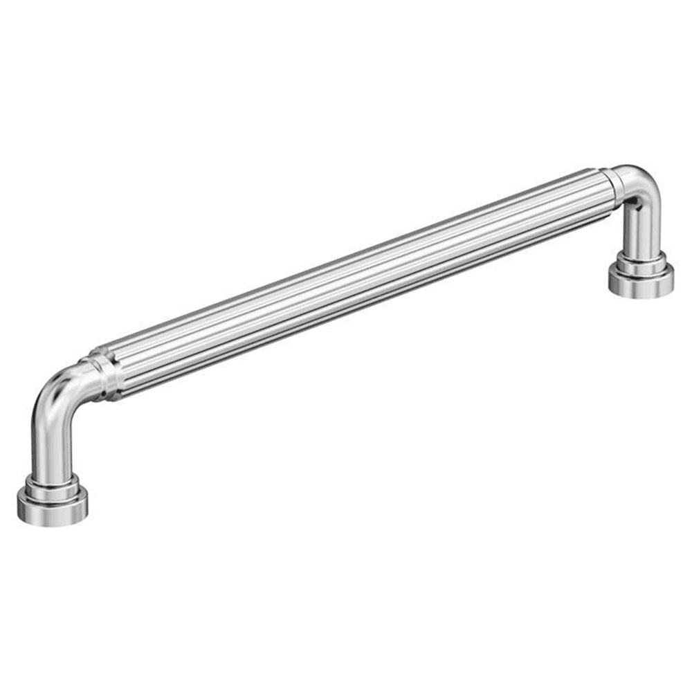 7-9/16" Cowrie Cabinet Pull, Polished Chrome