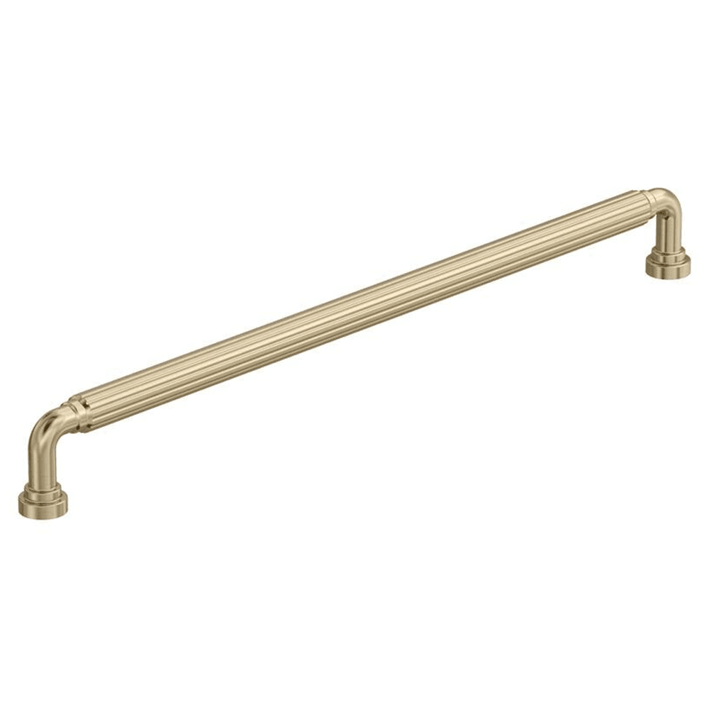 12-5/8" Cowrie Cabinet Pull, Golden Champagne