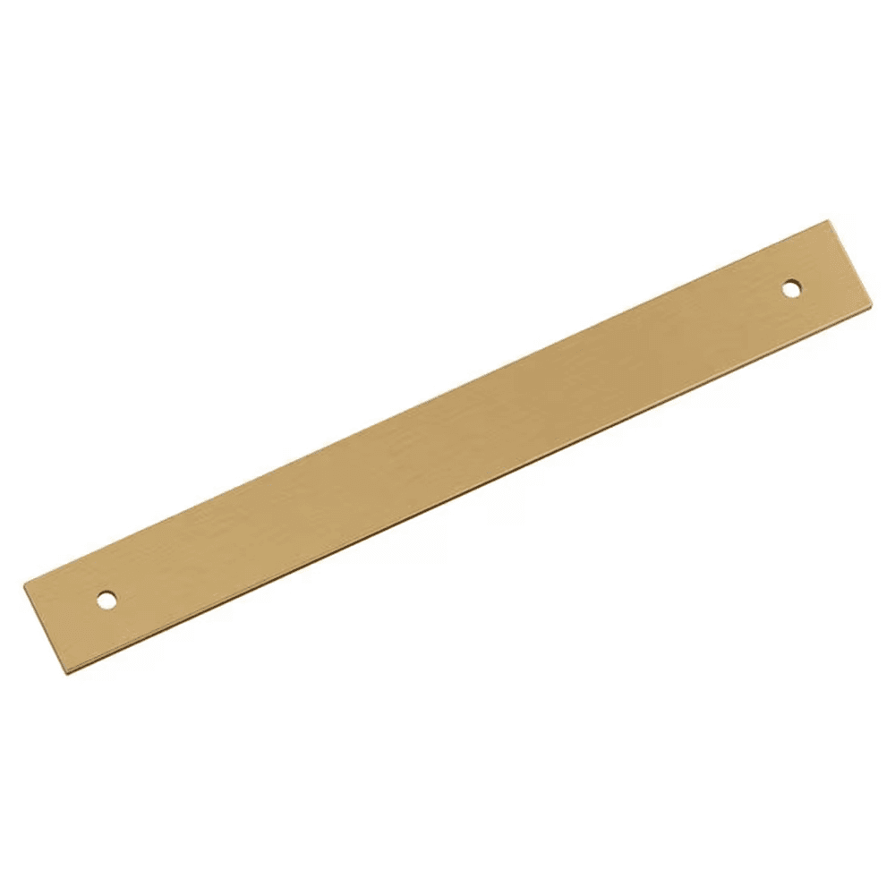 192mm Ladera Rectangle Cabinet Pull Backplate, Champagne Bronze