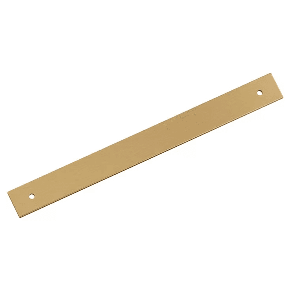 224mm Ladera Rectangle Cabinet Pull Backplate, Champagne Bronze