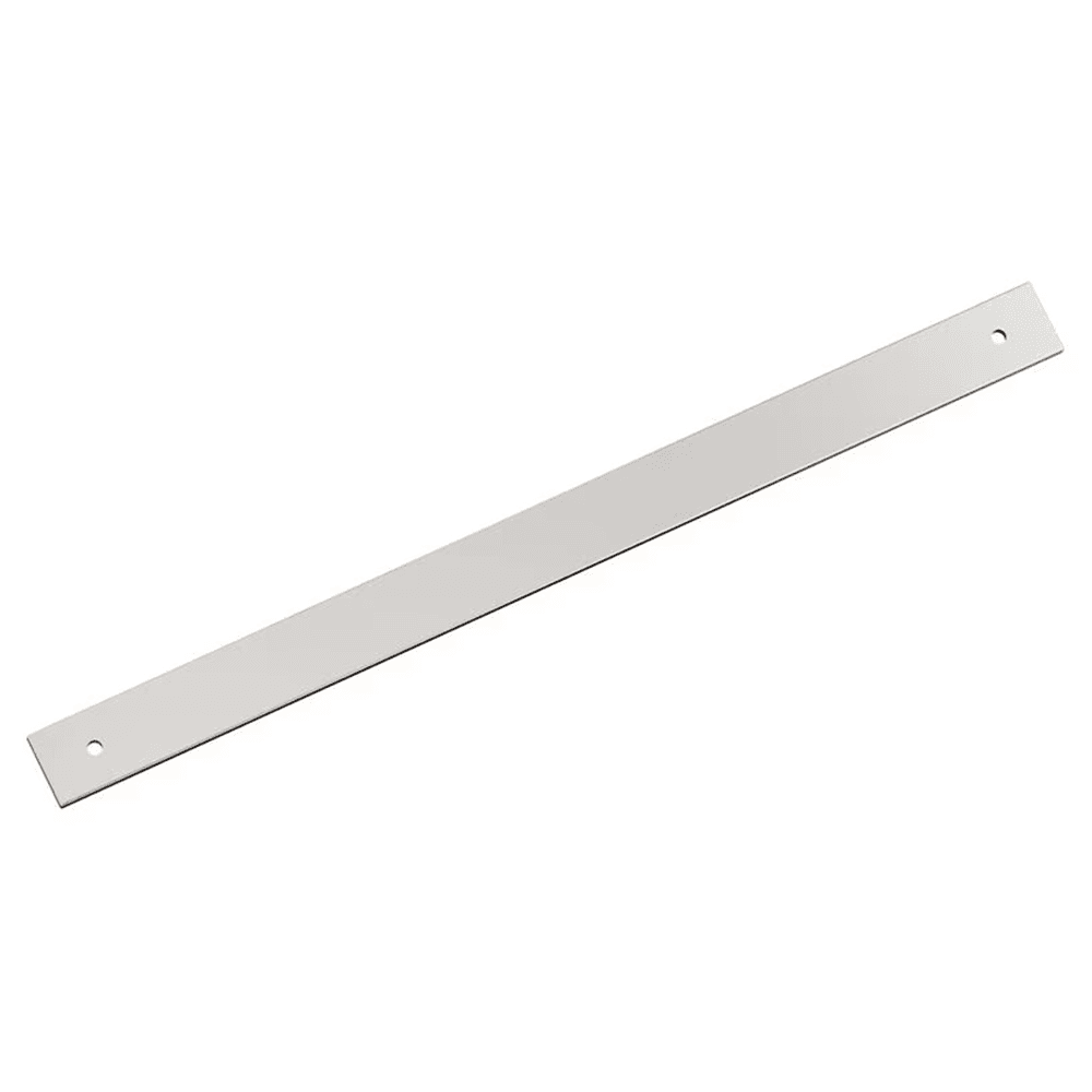 320mm Ladera Rectangle Cabinet Pull Backplate, Polished Nickel