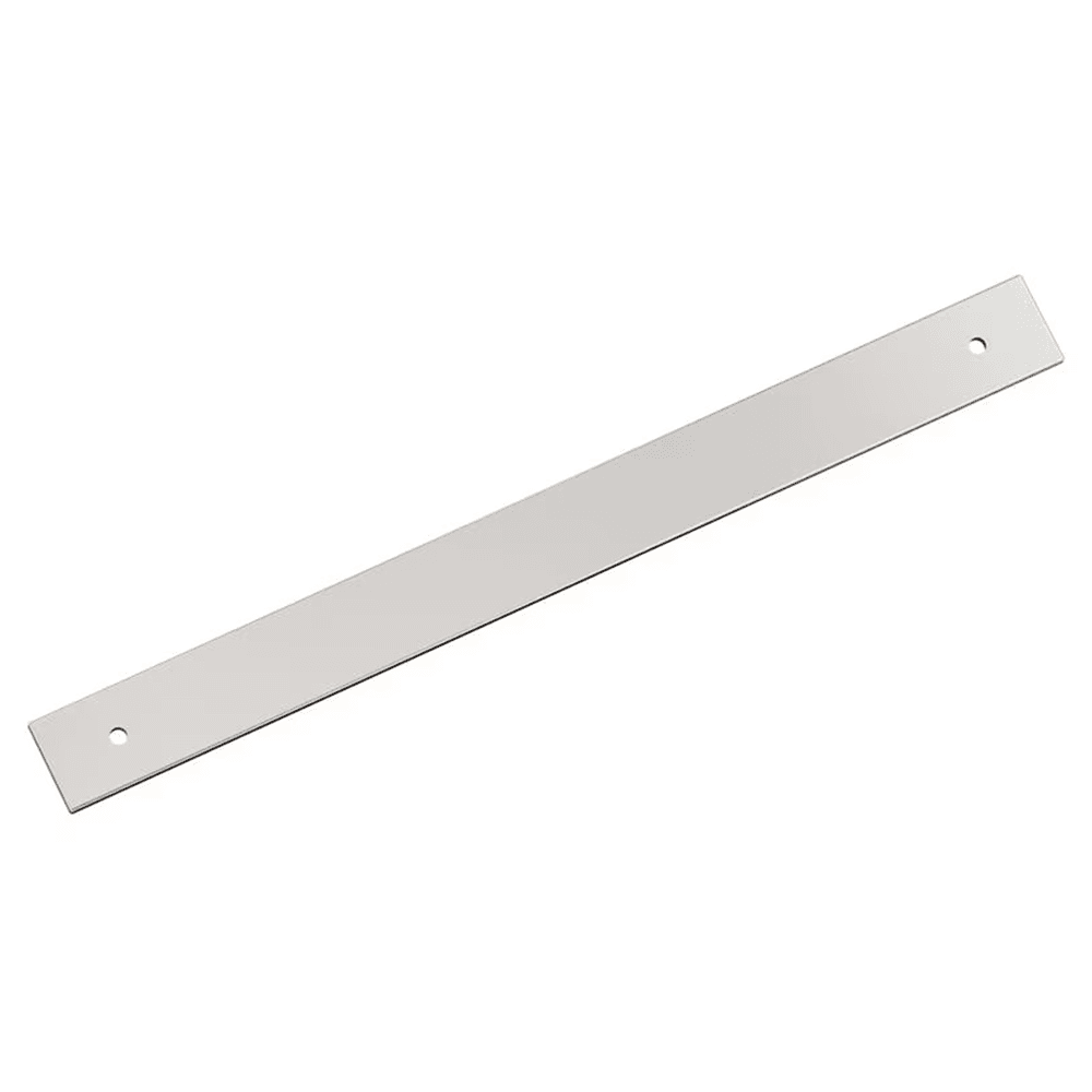 305mm Ladera Rectangle Appliance Pull Backplate, Polished Nickel