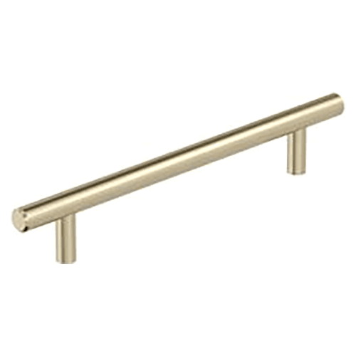 6-5/16" Bar Pulls Cabinet Pull, Golden Champagne