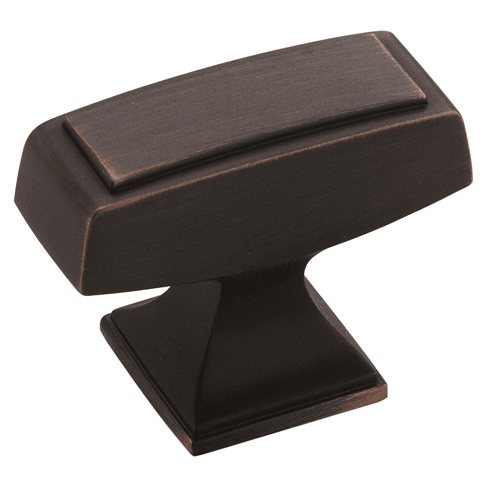 1-1/2" Mulholland Square Knob, Oil-Rubbed Bronze