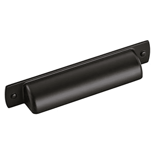 3-3/4" Rochdale Cup Pull, Matte Black