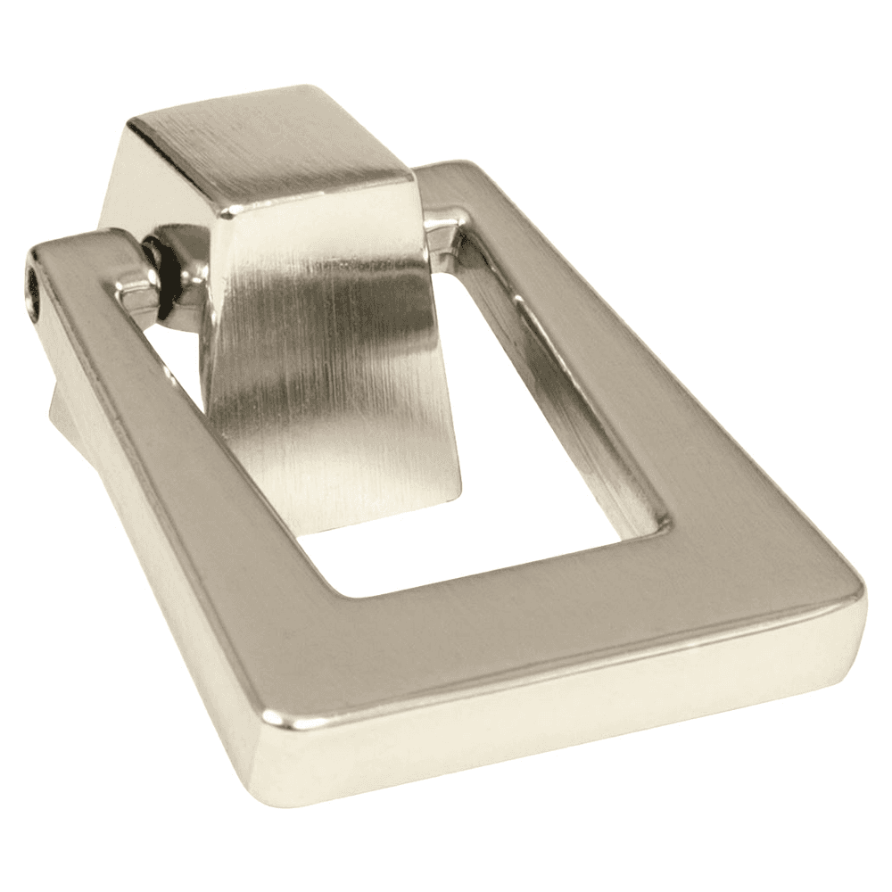 1-3/8" Blackrock Ring Pull, Polished Nickel