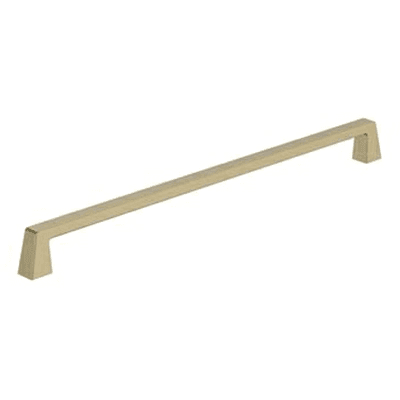 12-5/8" Blackrock Cabinet Pull, Golden Champagne