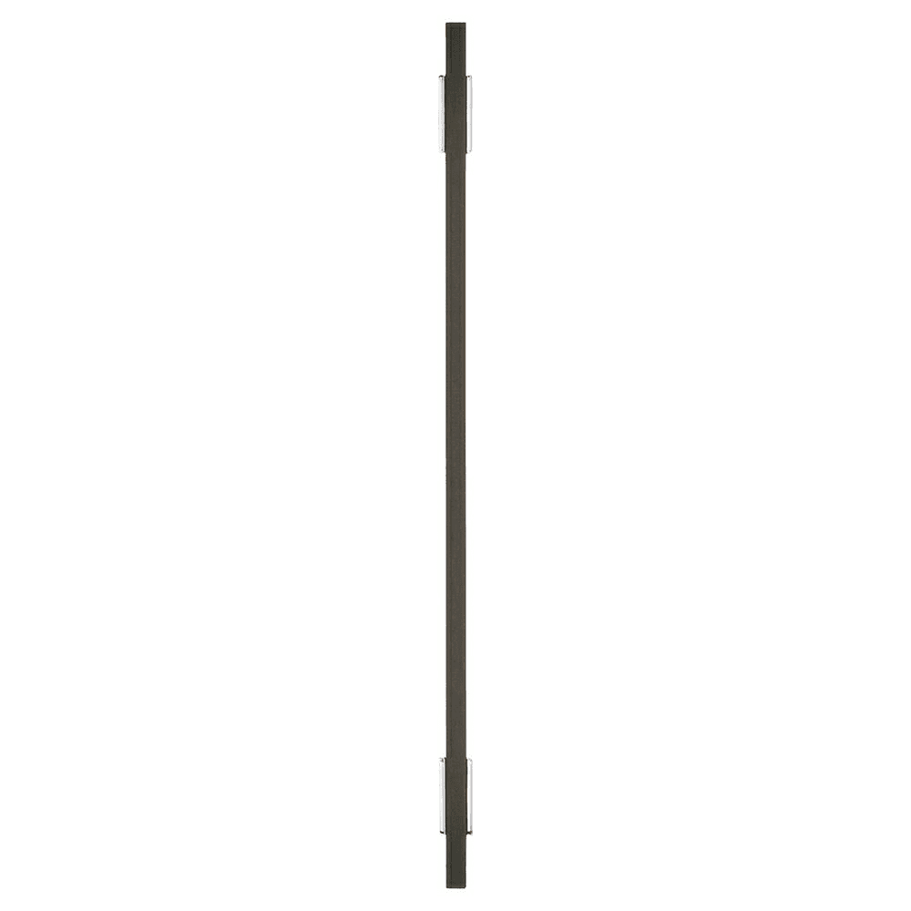 10-1/16" Urbanite Handle Pull, Polished Chrome/Brushed Matte Black