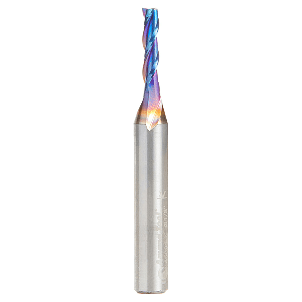1/8" x 2" Spektra Up-Cut Spiral Plunge Bit, 3-Flute, 1/4" Shank
