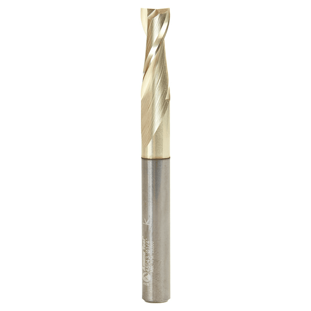 1/4" x 2-1/2" Up-Cut Composite/Fiberglass/Phenolic Spiral Router Bit, 2-Flute, 1/4" Shank