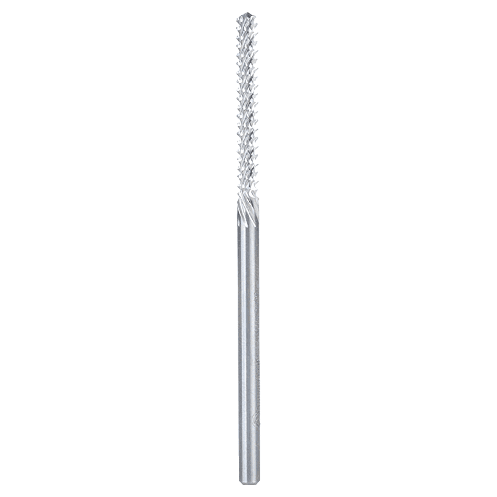 1/8" x 1" Diamond Pattern Composite Cutting End Bit, 1/8" Shank