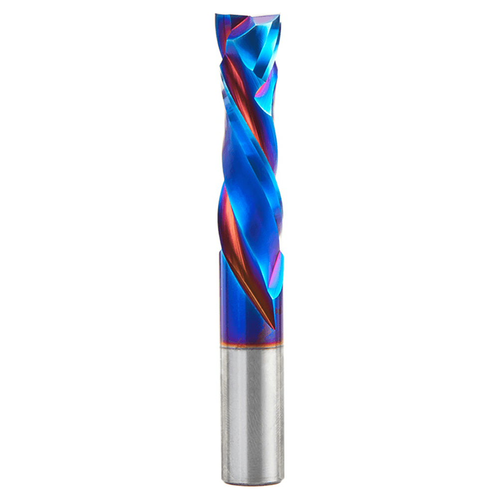 1/2" x 3-1/2" Spektra Extreme Tool Life Coated Compression Spiral Bit, 2-Flute, 1/2" Shank, 1-3/4" Cutting Height
