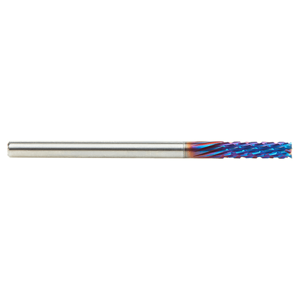 1/8" x 2" Down-Cut Spektra Carbon Graphite/Fiber Panel Cutting Spiral Router Bit, 1-Flute, 1/8" Shank
