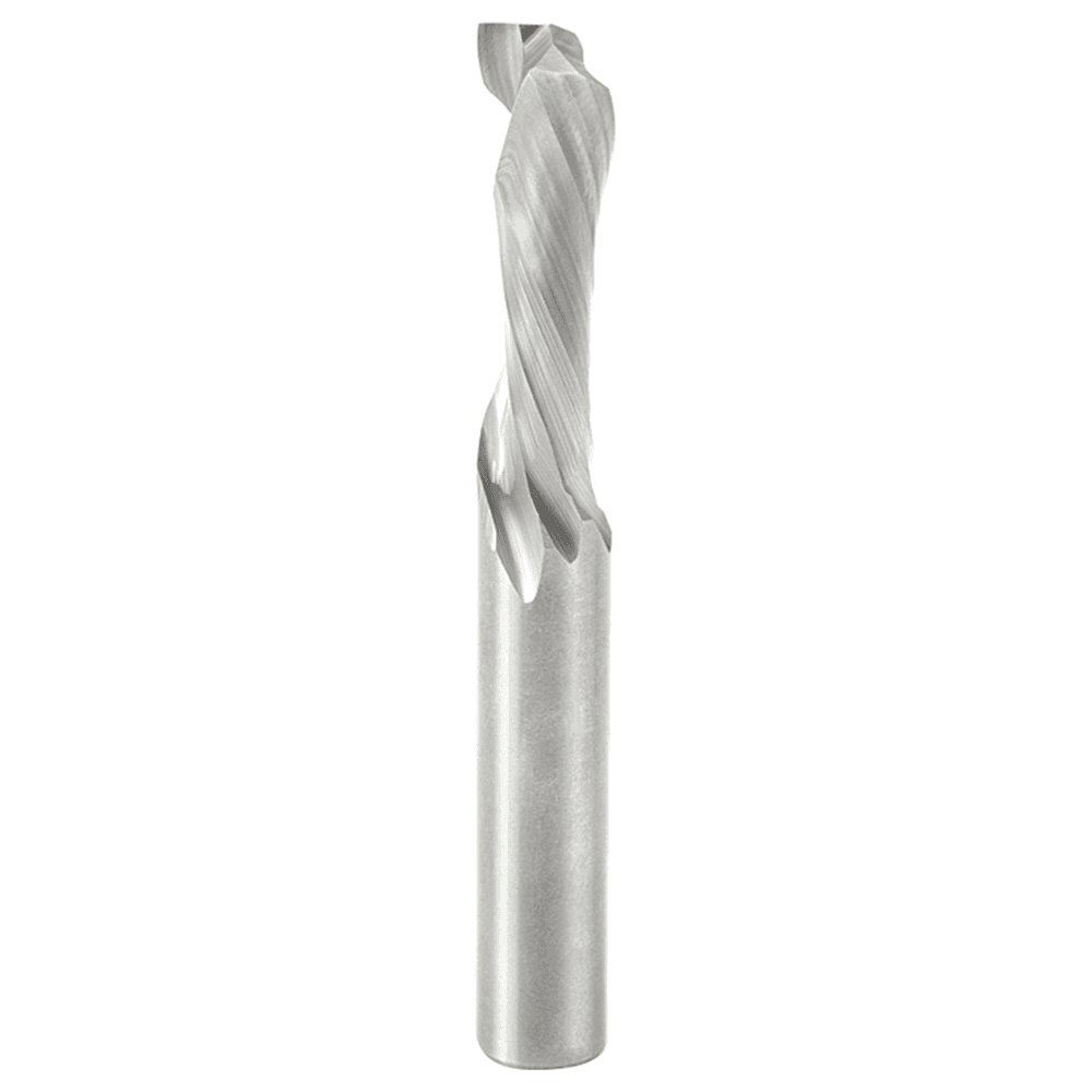 3/8" x 3" CNC Compression Spiral Router Bit for Solid Wood, 1-Flute, 3/8" Shank