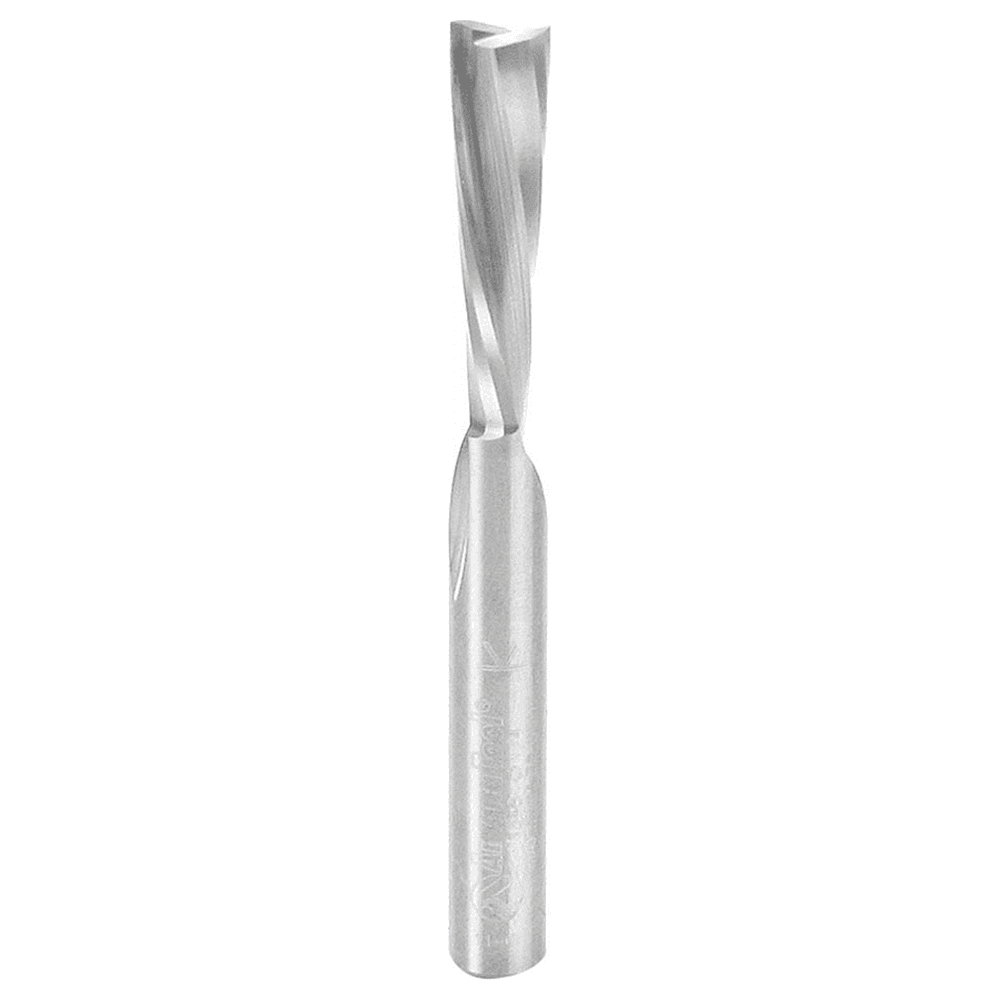 1/4" x 2-1/2" Down-Cut Spiral Plunge Bit for Solid Wood, 2-Flute, 1/4" Shank