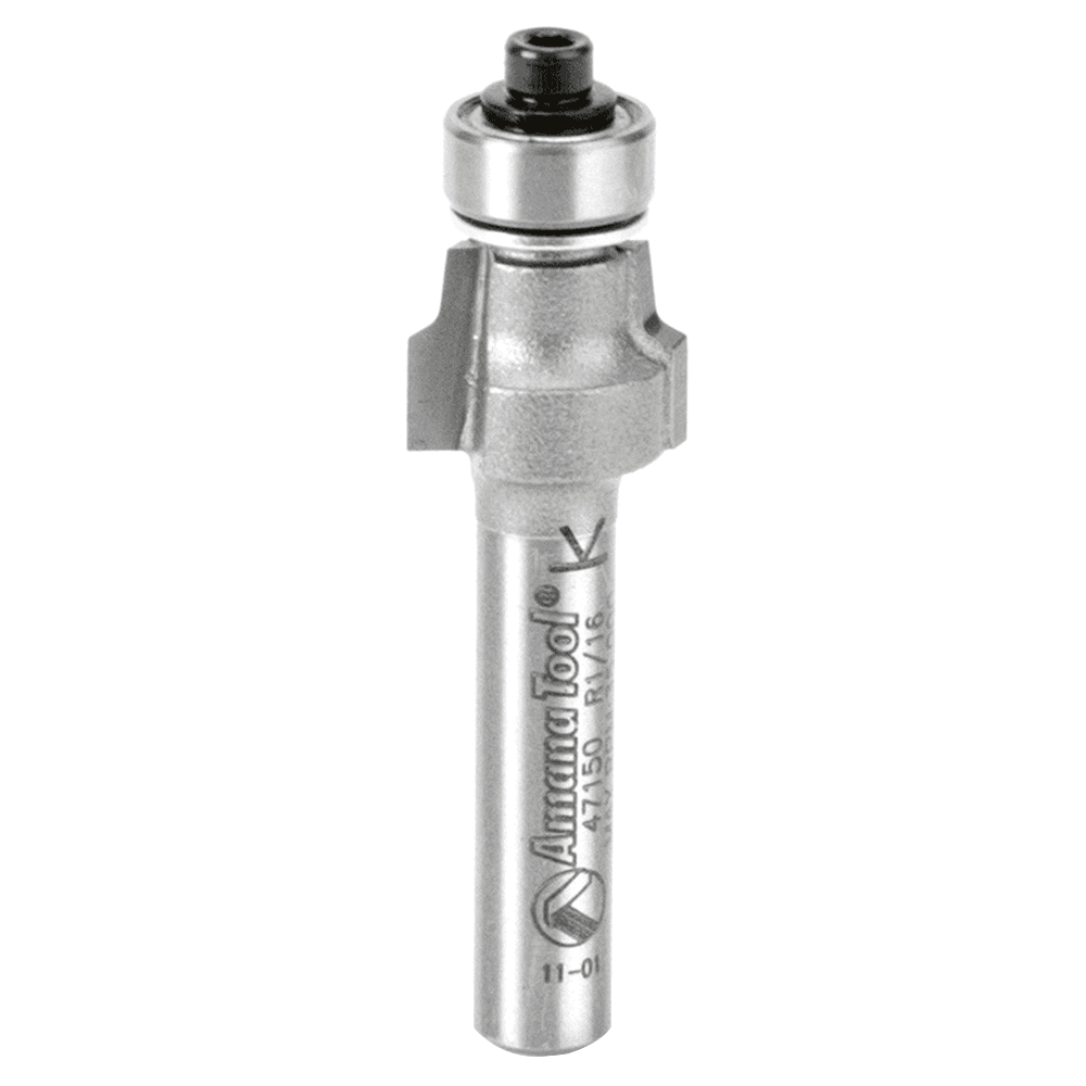 No-File™ 1/2" x 1-7/8" Router Trim Bit, 1/4" Shank
