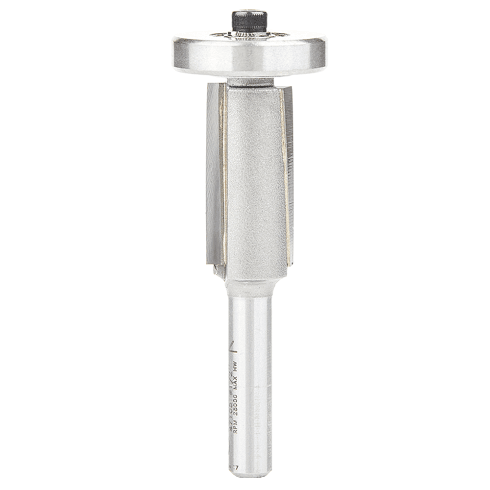 1/2" x 2-5/8" x 3/16" Overhang Trim Bit, 2-Flute, 1/4" Shank