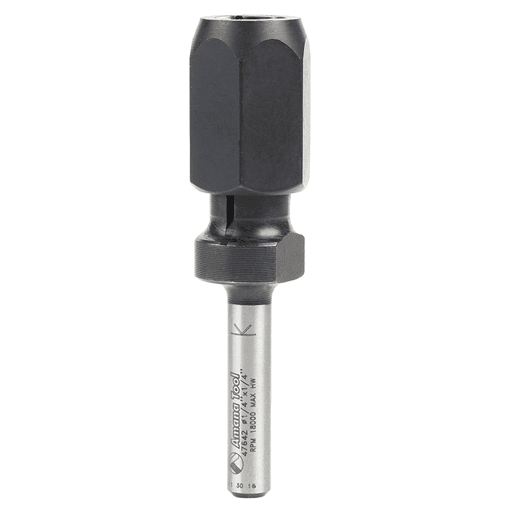 5/8" x 2-5/8" CNC Extension Adapter Router Bit, 1/4" Shank