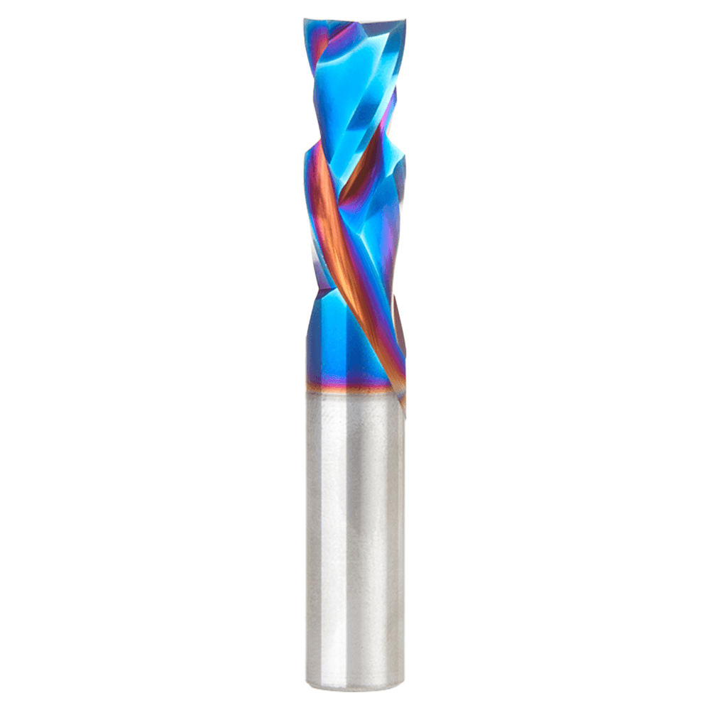 10m Dia m x 25mm CNC Solid Carbide Spektra Extreme Tool Life Coated Compression Spiral Bit, 2 Flute, 10mm Shank