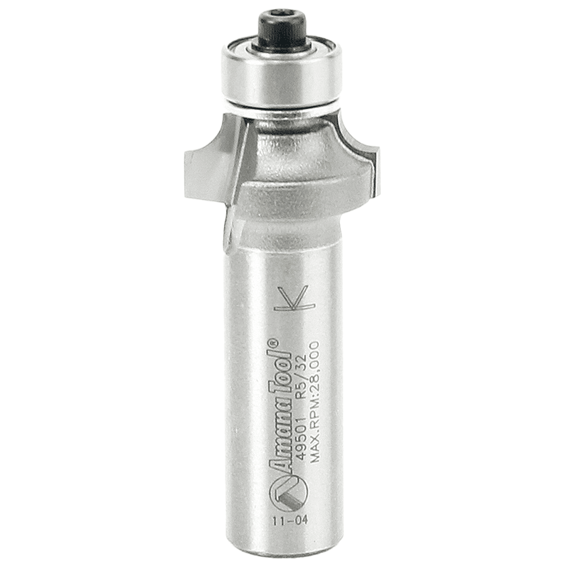 13/16" x 5/32" Radius Corner Round Router Bit, 2-Flute, 1/2" Shank