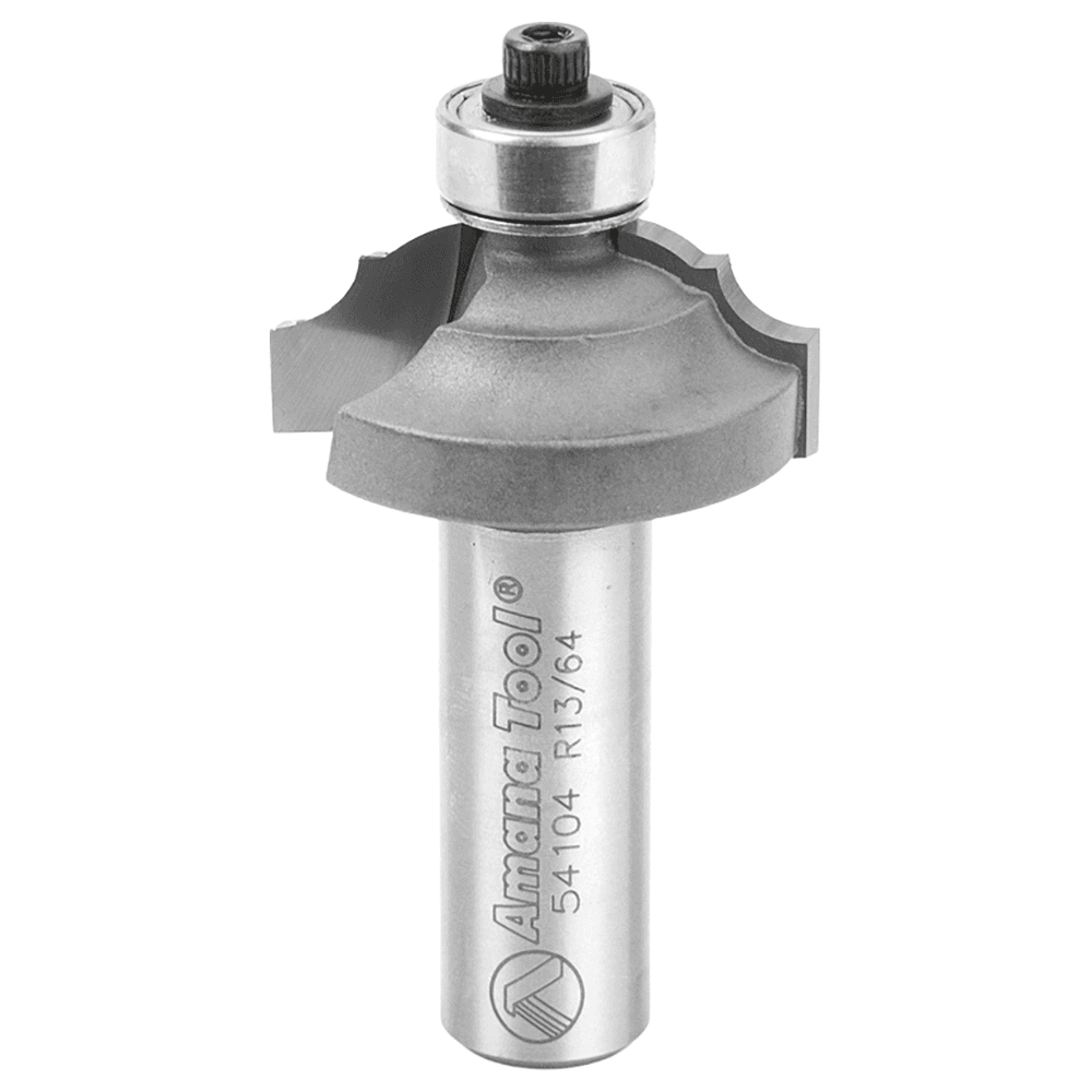 1-1/4" Dia x 1/2" Carbide Tipped Classical Bead/Cove Bit, 13/64" x 5/16" Radius, 1/2" Shank