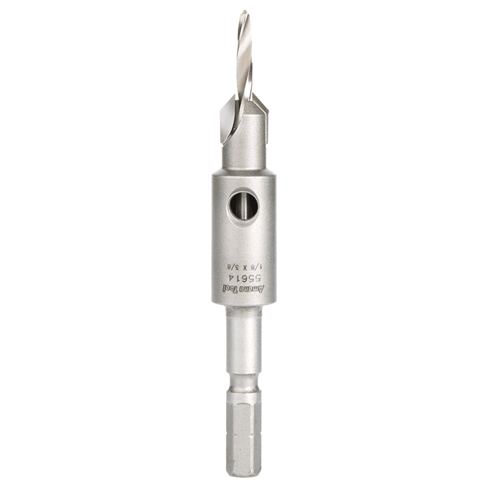 3/8 Dia x 1/8" Drill Dia 82° Carbide Tipped Countersink for Festool CENTROTEC System