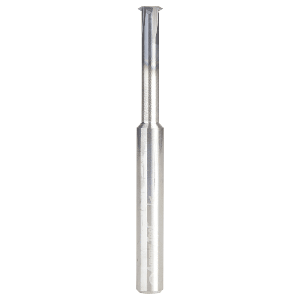 0.24" x 1" AlTiN Coated Solid Carbide CNC Single Form Thread Mill Bit, 4-Flute, 1/4 Shank