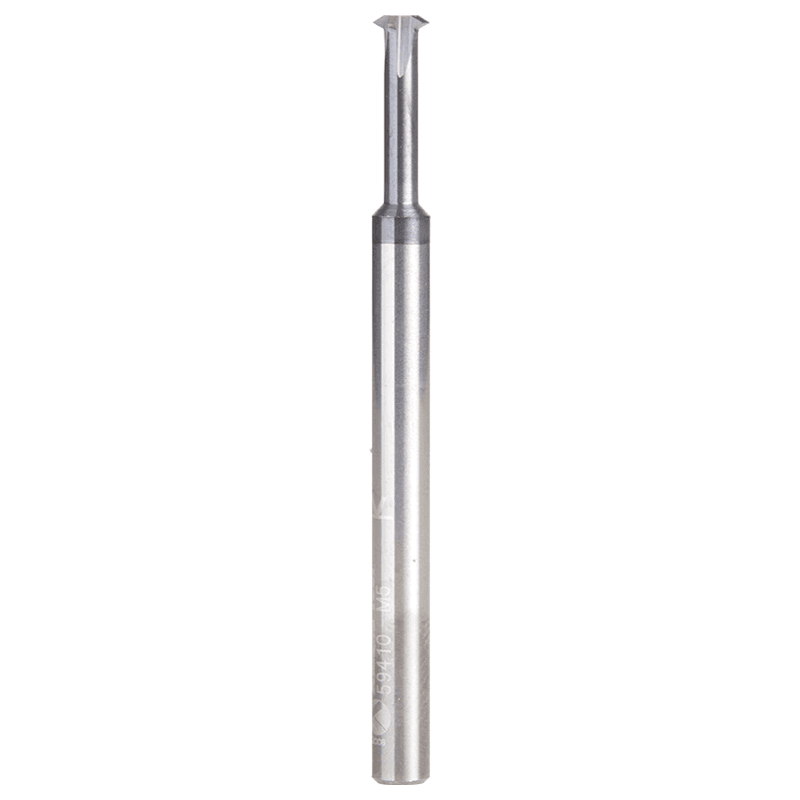 4mm x 12mm AlTiN Coated Solid Carbide CNC Single Form Threadmill Bit, 4-Flute, 4mm Shank