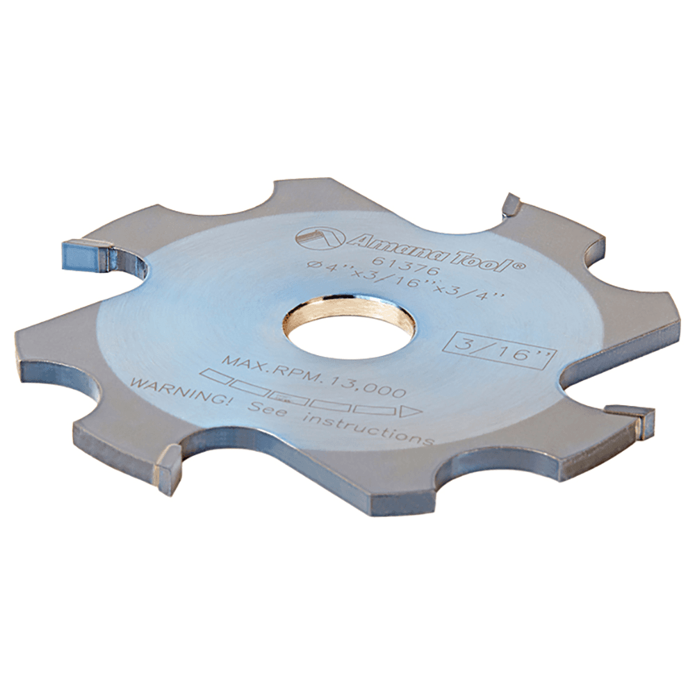 4" x 3/16" Kerf x 4 Teeth x 3/4" Bore Replacement Groover for Prestige Mighty Dado Adjustable Dado/Groover