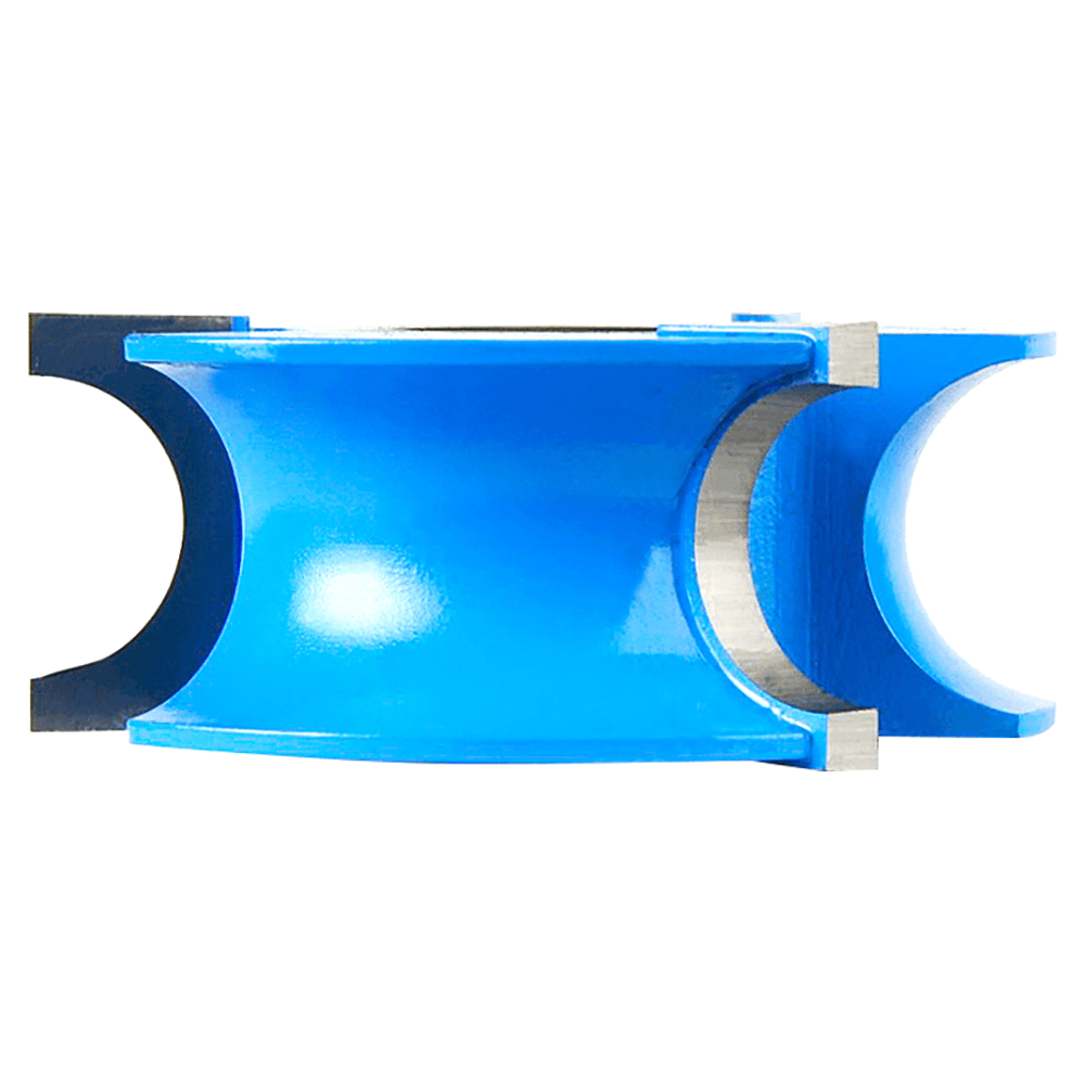 2-5/8" Dia x 1-1/16" Carbide Tipped 3-Wing Bull Nose Bit, 3/8" Radius x 3/4" Bead Radius, 1/2" and 3/4" Bore