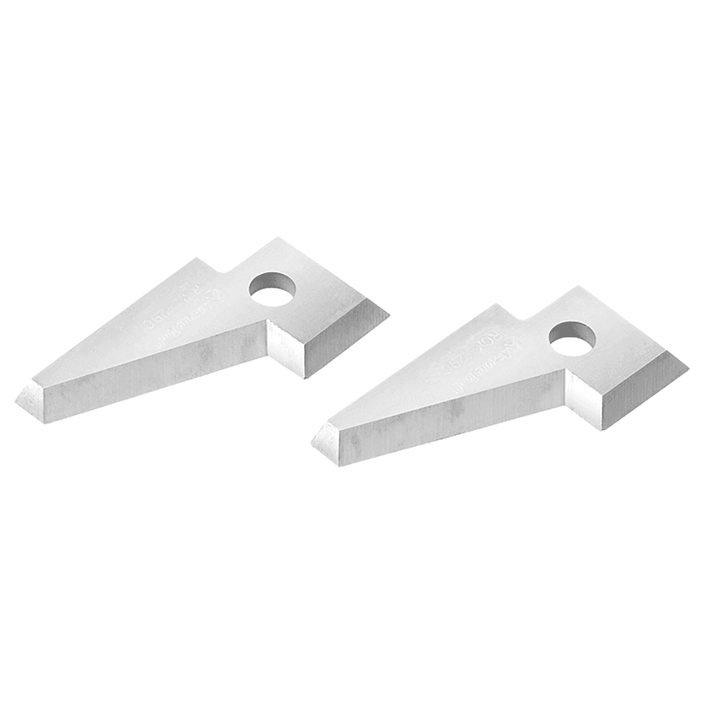 RCK-296 Solid Carbide Traditional Insert Knives for Insert Profile-Counter Set, Pair of 2