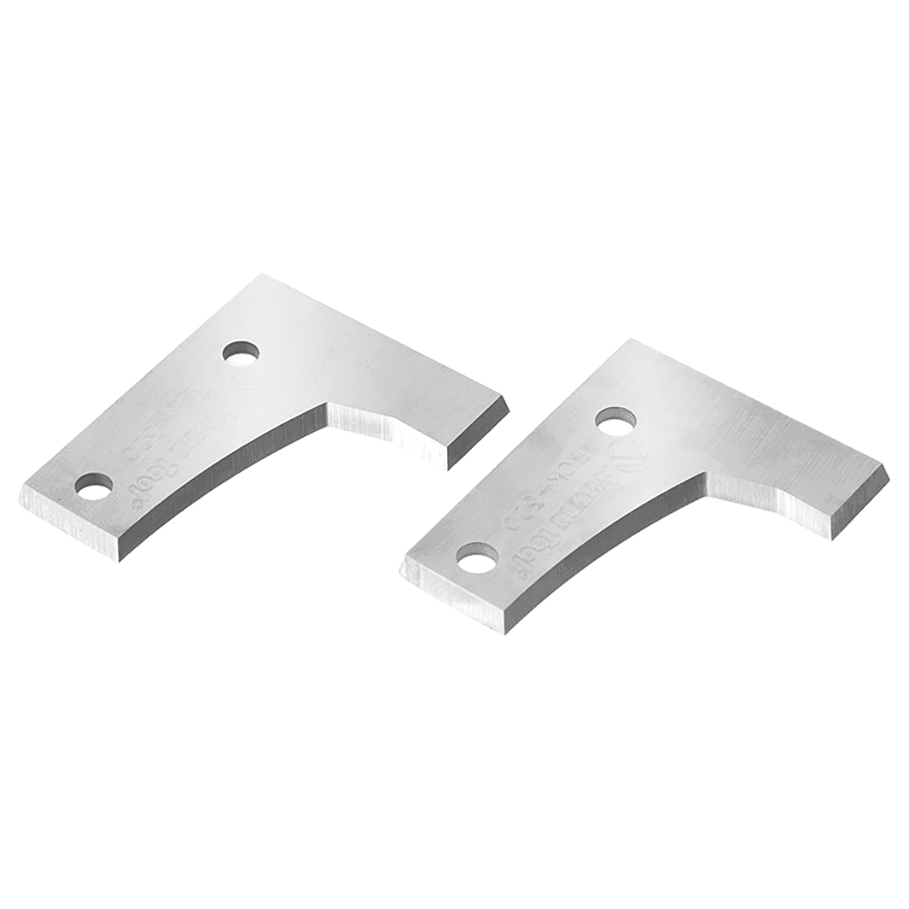 RCK-320 44mm x 35mm x 2mm CNC Insert Knives for 3-Flute, Multi-Profile RC-4050, Pair of 2